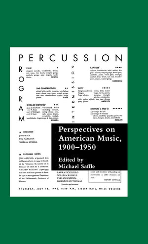 Perspectives On American Music, 19001950 (Essays In American Music),Used