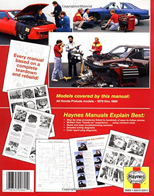 Honda Prelude 1979 Through 1989: All Models (Haynes Manuals)