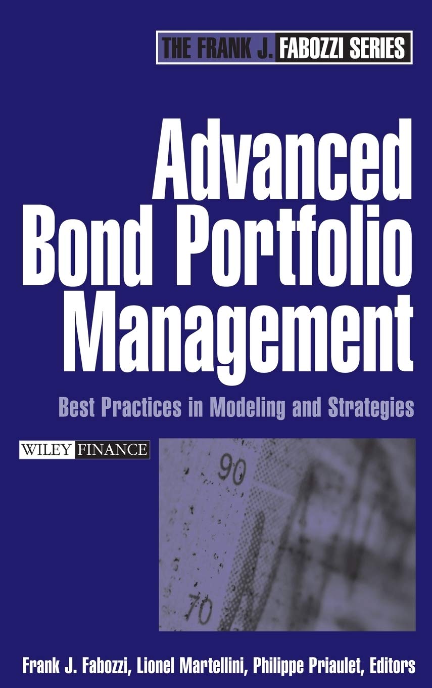 Advanced Bond Portfolio Management,Used