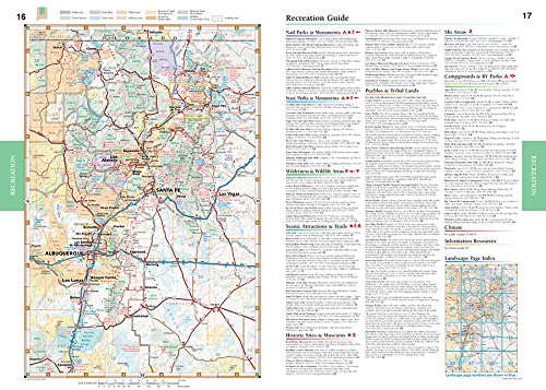 New Mexico Road & Recreation Atlas  11th Edition, 2022 (Benchmark),Used