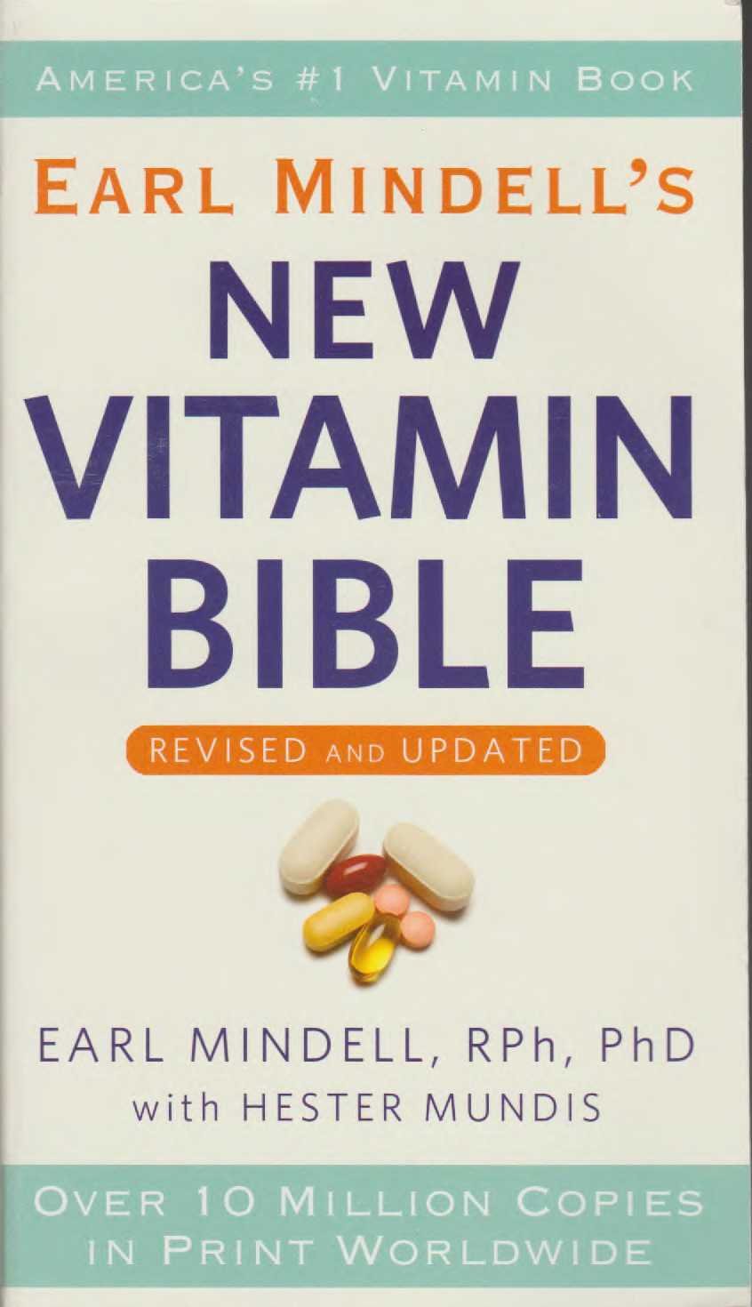 Earl Mindell's New Vitamin Bible,Used