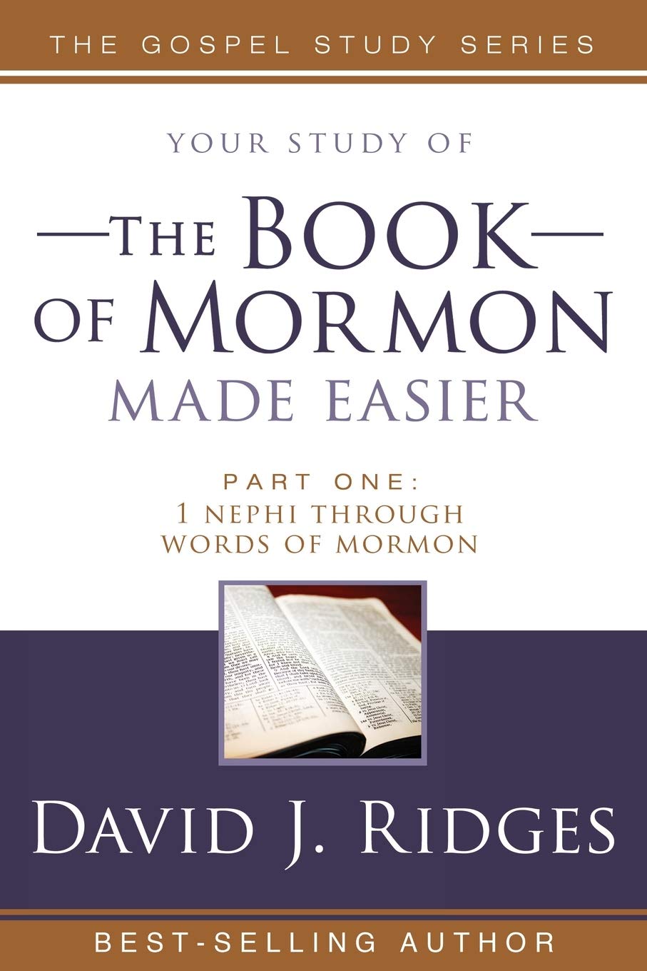 Your Study of the Book of Mormon Made Easier, Part 1: 1 Nephi Through Words of Mormon (Gospel Studies) [Paperback] David J. Ridg,Used