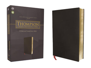 Nasb, Thompson Chainreference Bible, Bonded Leather, Black, Red Letter, 1977 Text,New
