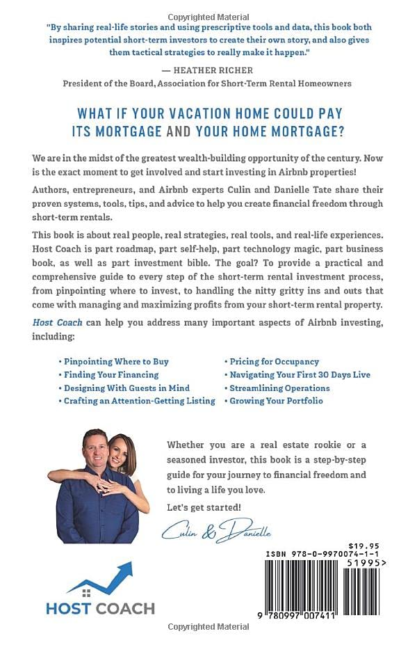 Host Coach: A Blueprint for Creating Financial Freedom Through ShortTerm Rental Investing,Used