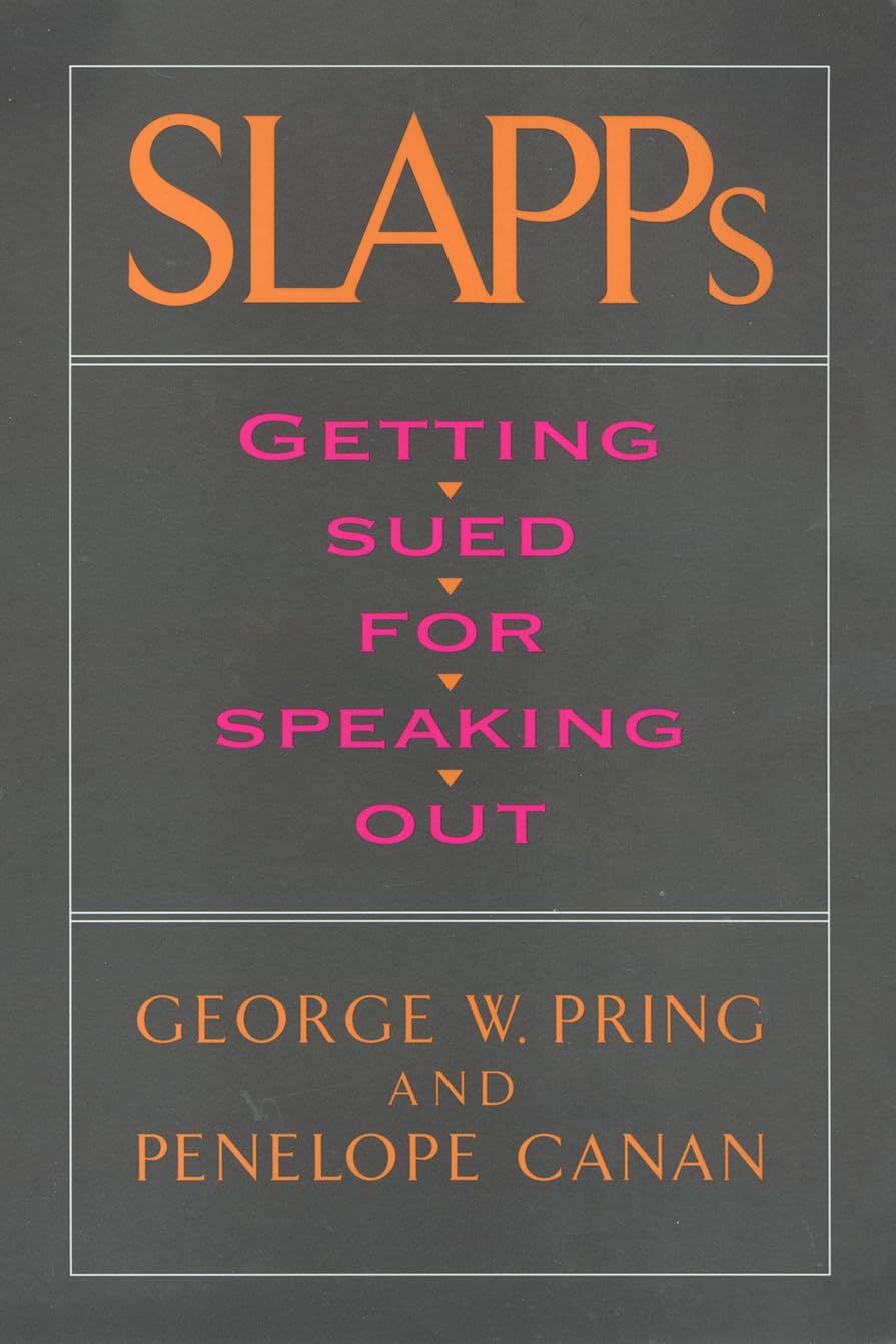 Slapps: Getting Sued For Speaking Out,Used