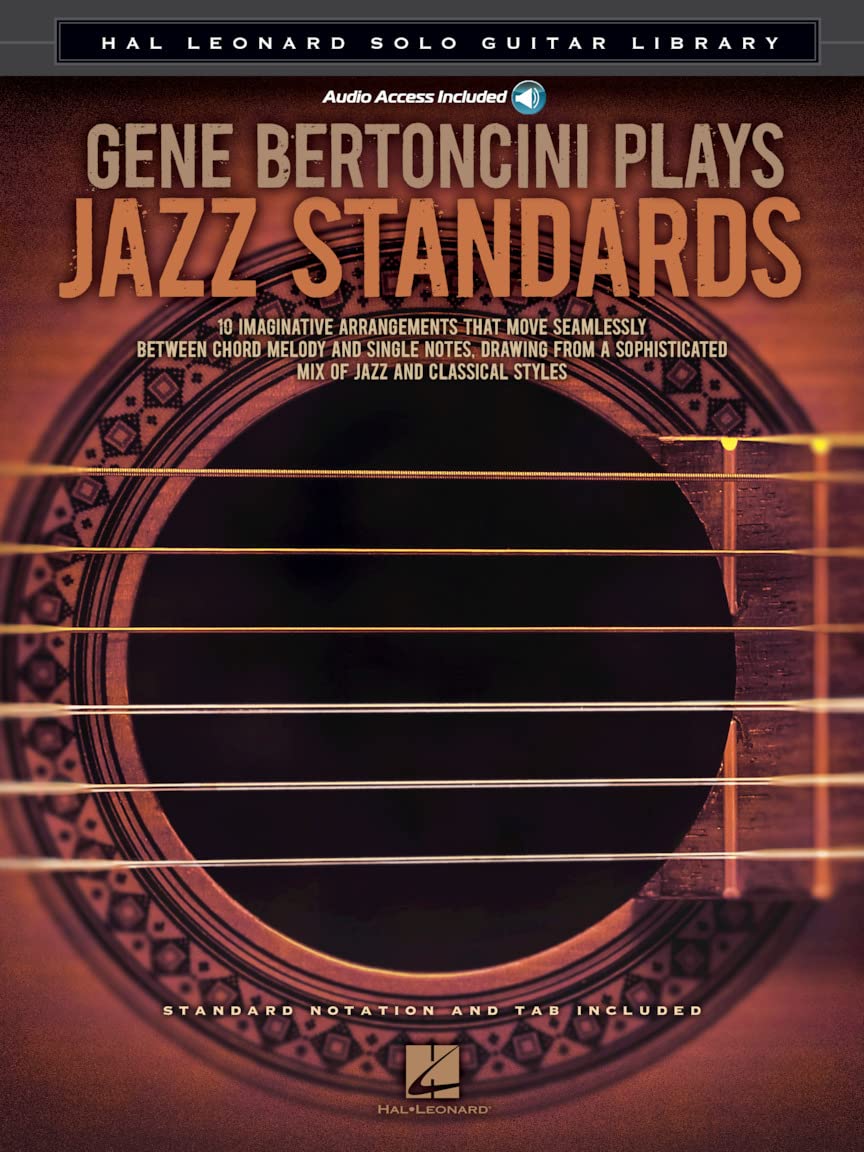 Gene Bertoncini Plays Jazz Standards: Hal Leonard Solo Guitar Library (Bk/Online Audio),Used