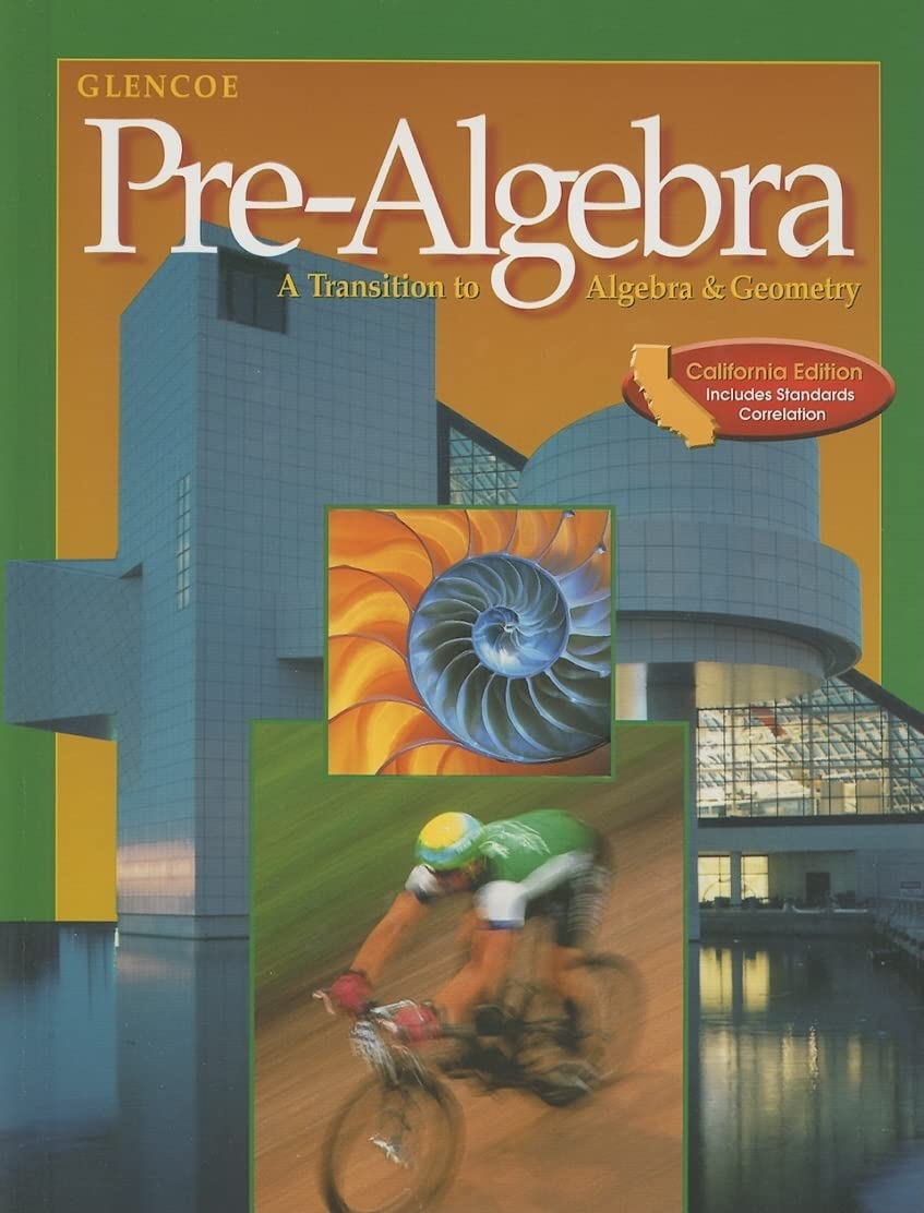 PreAlgebra: A Transition to Algebra and Geometry,Used