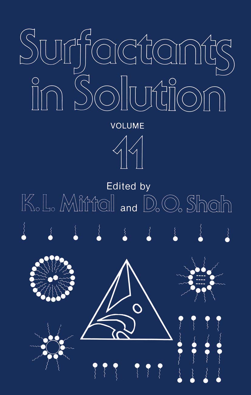 Surfactants in Solution: Volume 11,Used