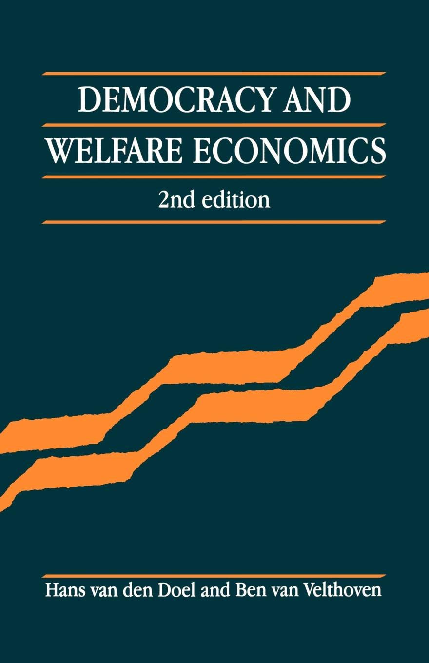 Democracy and Welfare Economics,Used