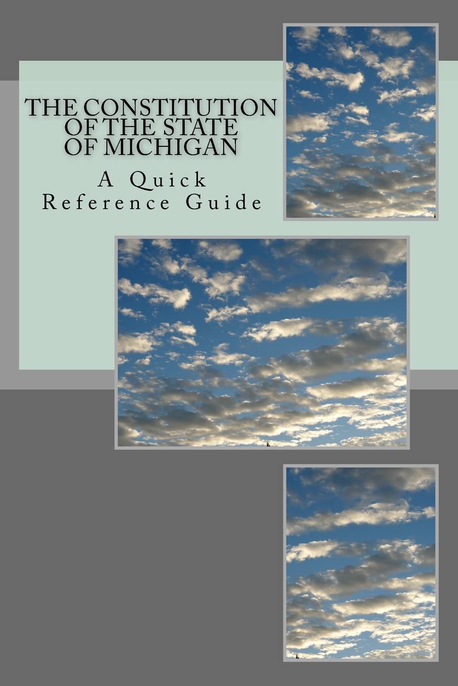 The Constitution of the State of Michigan: A Quick Reference Guide,Used