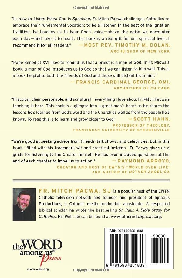 How to Listen When God Is Speaking: A Guide for ModernDay Catholics,Used