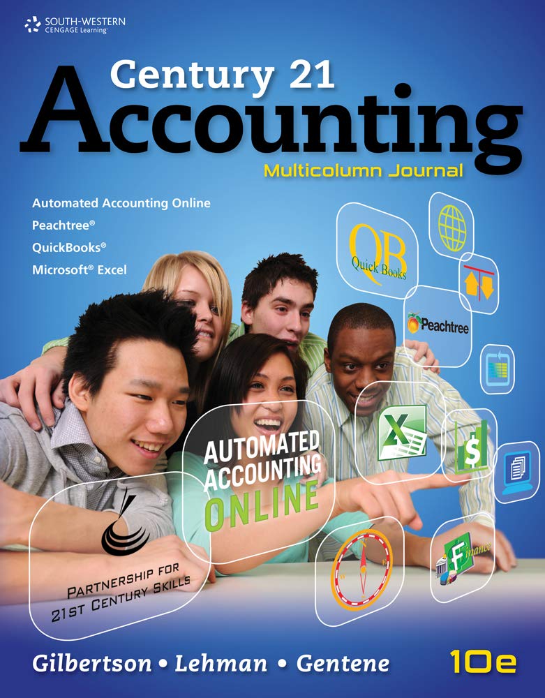 Century 21 Accounting: Multicolumn Journal (Accounting I),New