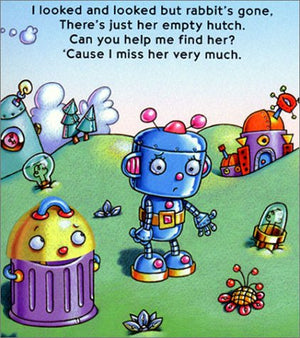 Little Robot Rabbit: A LifttheFlap Book,Used