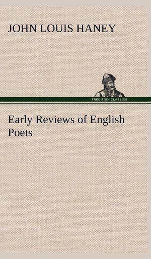 Early Reviews of English Poets,Used
