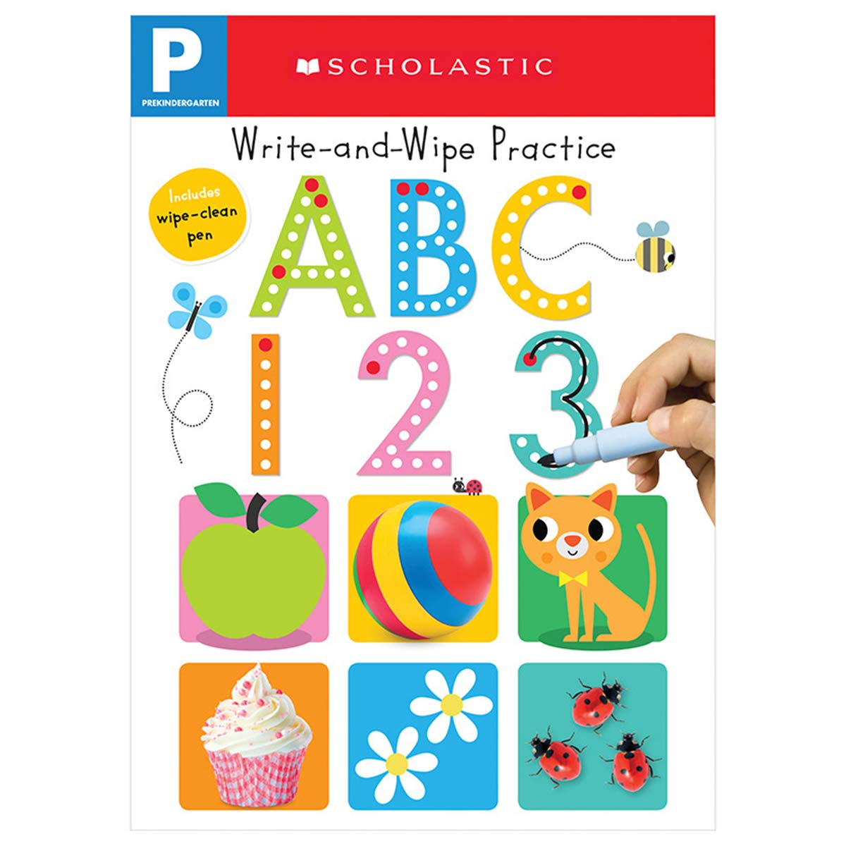ABC 123 Write and Wipe Flip Book: Scholastic Early Learners (Write and Wipe),Used