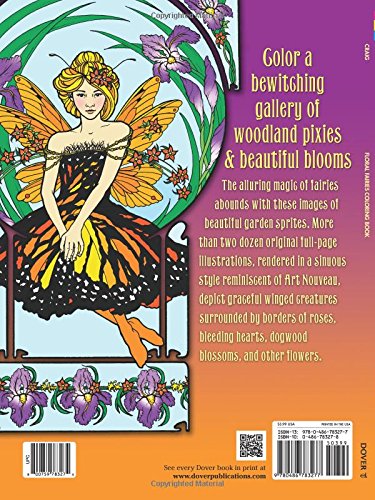 Floral Fairies Coloring Book (Dover Fantasy Coloring Books),Used
