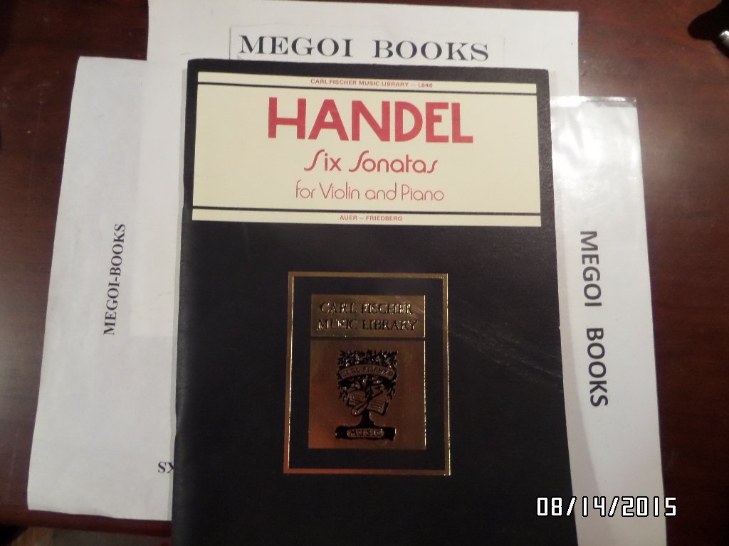 SIX SONATAS VIOLONLIVRE +PARTITION,Used