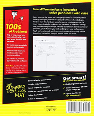 Calculus Workbook For Dummies,New