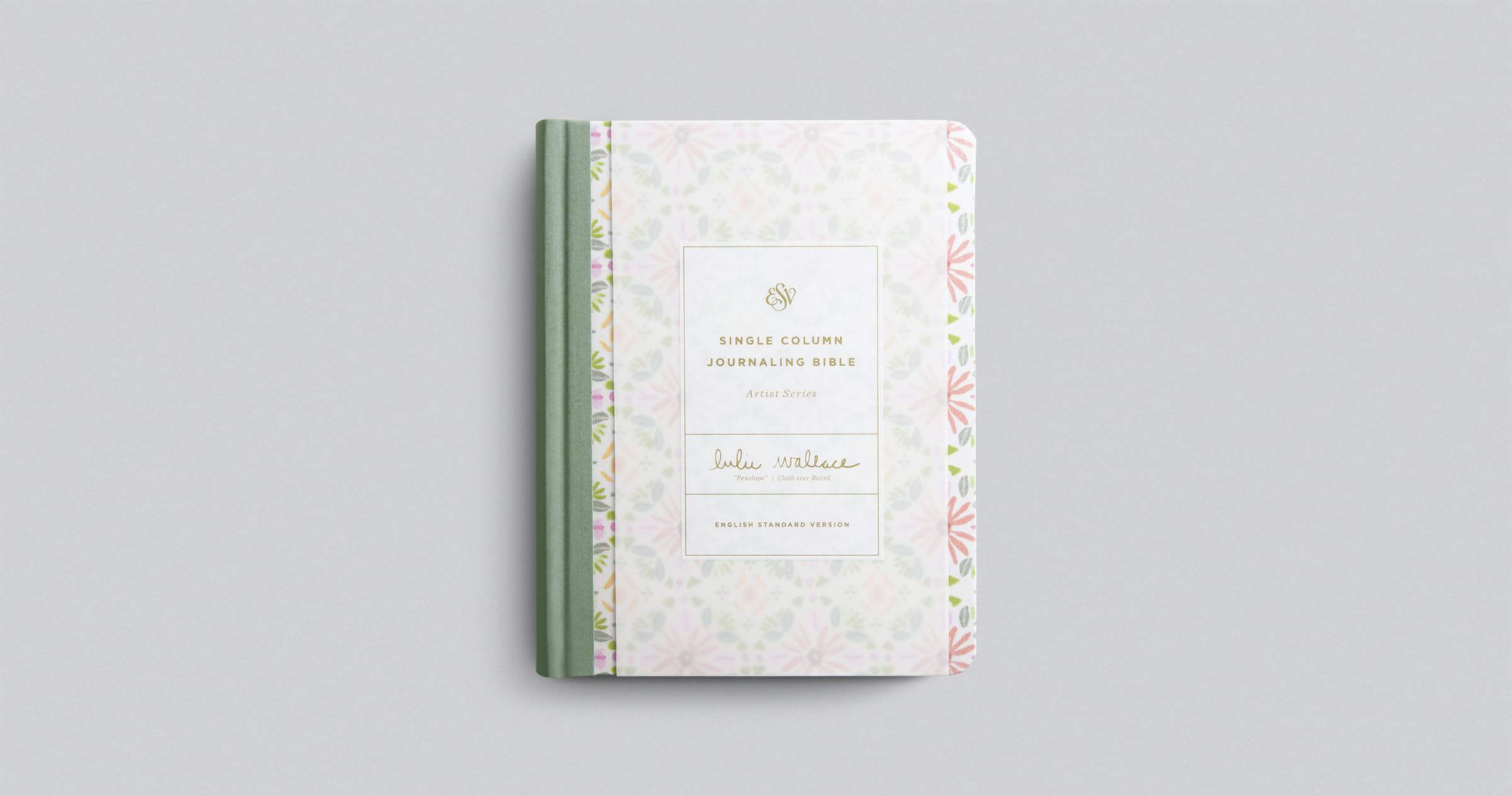 ESV Single Column Journaling Bible, Artist Series (Cloth over Board, Lulie Wallace, Penelope),New