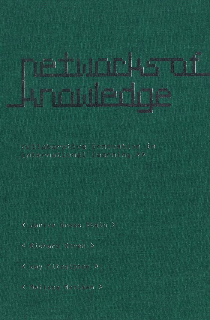 Networks Of Knowledge: Collaborative Innovation In International Learning (Ipac Series In Public Management And Governance),Used