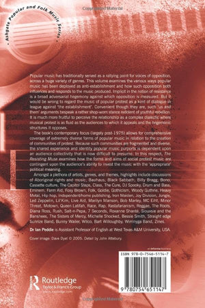 The Resisting Muse: Popular Music And Social Protest (Ashgate Popular And Folk Music Series),Used