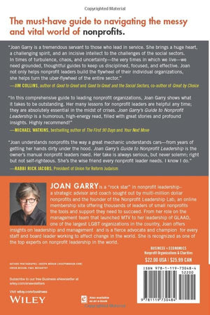 Joan Garry'S Guide To Nonprofit Leadership: Because The World Is Counting On You