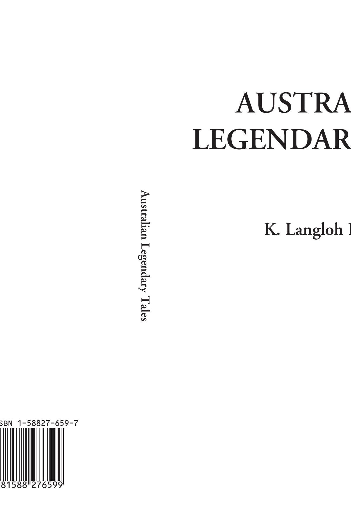 Australian Legendary Tales,Used