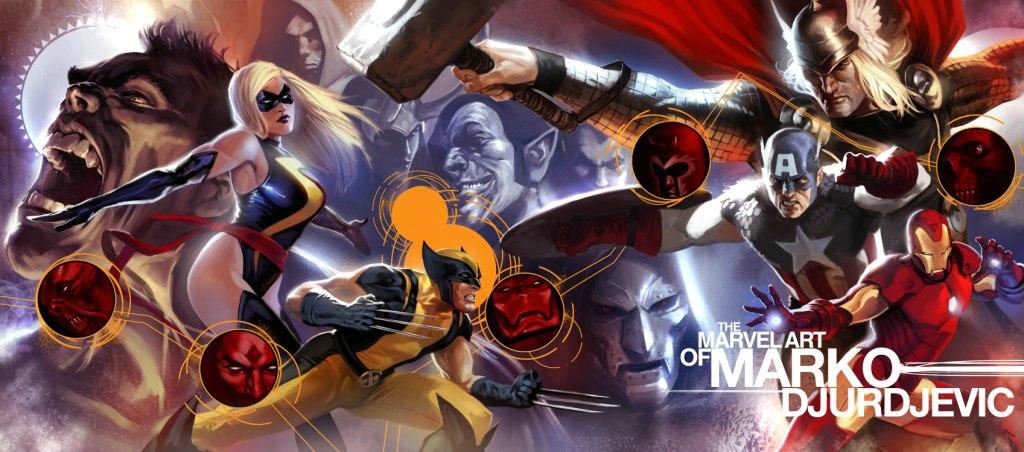The Marvel Art Of Marko Djurdjevic,Used