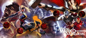The Marvel Art Of Marko Djurdjevic,Used