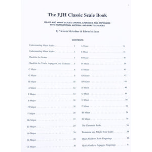 The FJH Classic Scale Book: Major and Minor Scales, Chords, Cadences, and Arpeggios with Instructional Material and Practice Gui,New