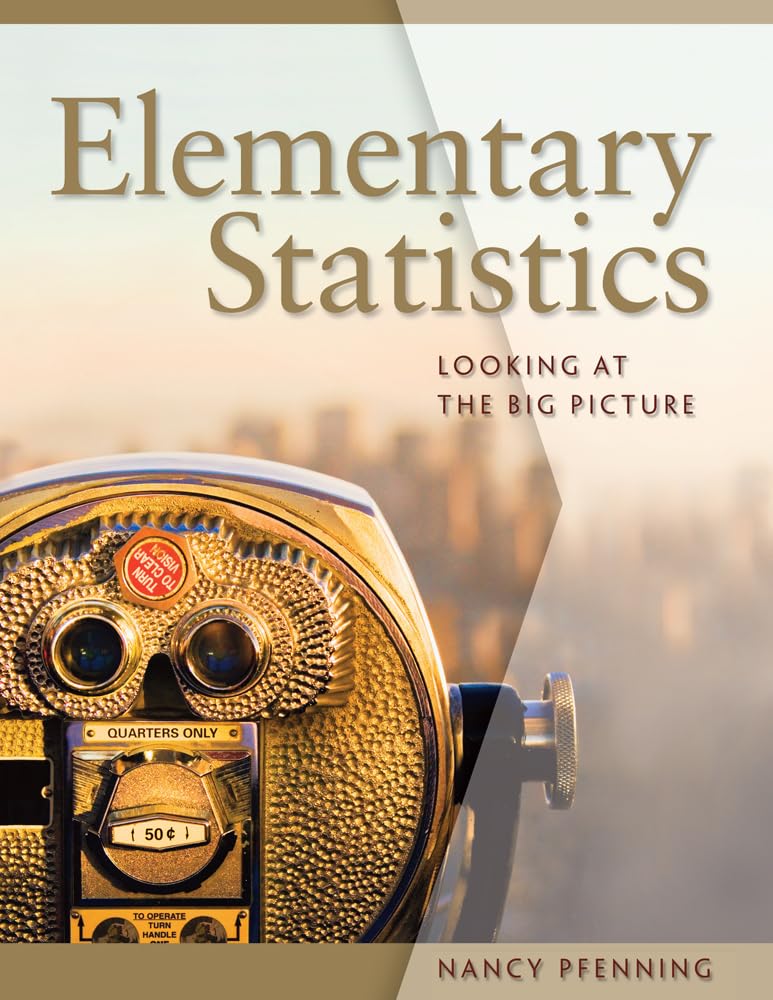 Elementary Statistics: Looking at the Big Picture (Available 2011 Titles Enhanced Web Assign),Used