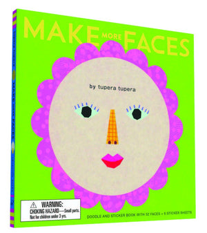 Make More Faces: Doodle And Sticker Book With 52 Faces + 6 Sticker Sheets