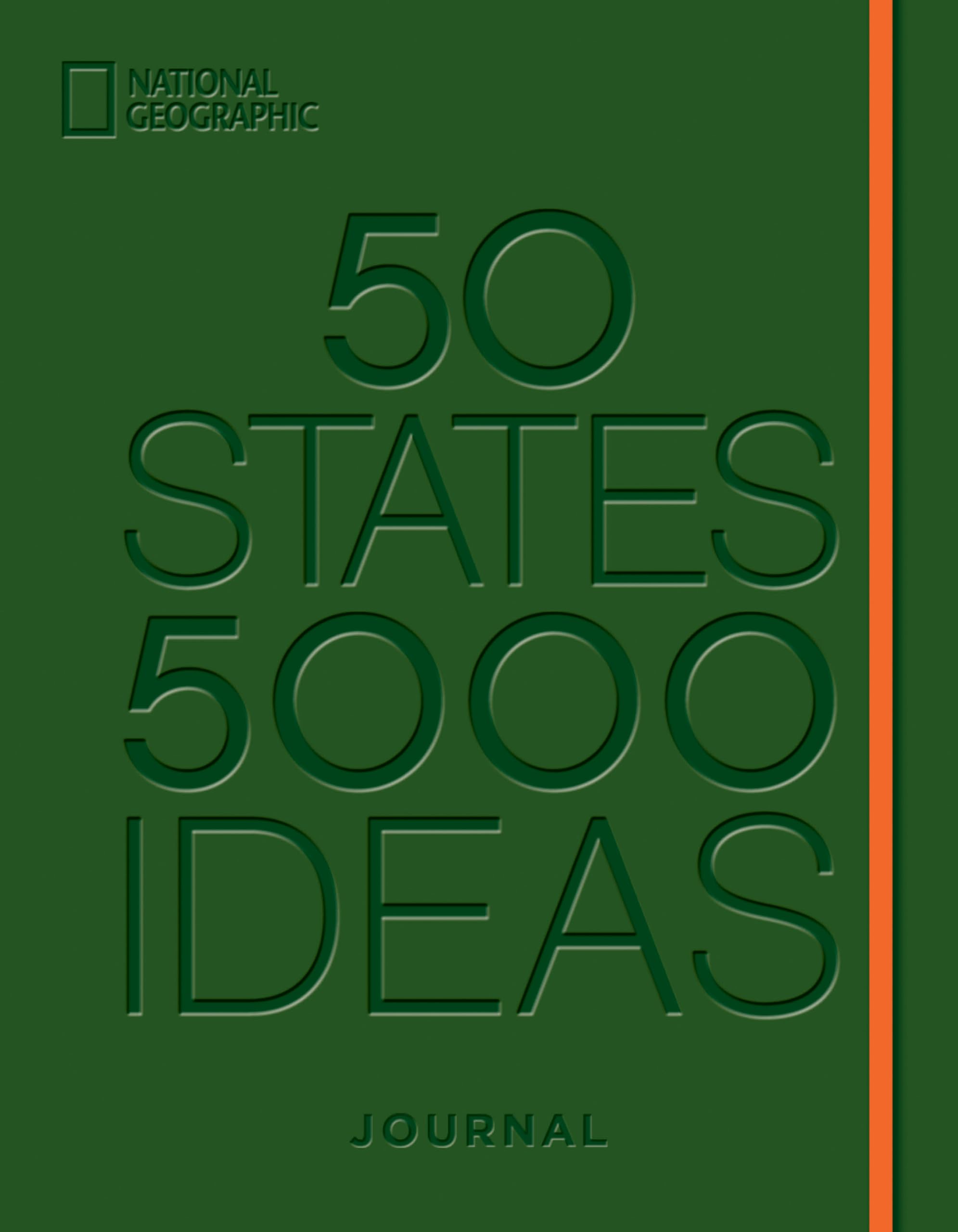 50 States, 5,000 Ideas Journal,New