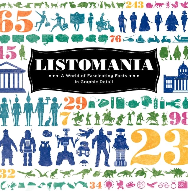 Listomania: A World of Fascinating Facts in Graphic Detail,Used