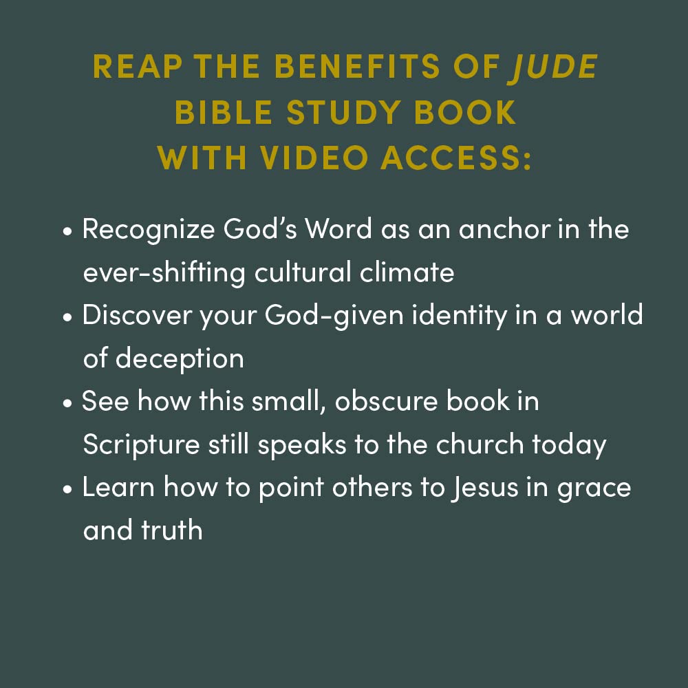 Jude: Contending For The Faith In Today'S Culture  Bible Study Book With Video Access