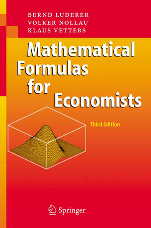 Mathematical Formulas for Economists,Used