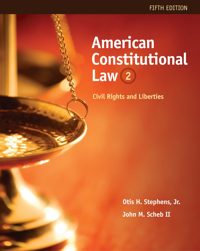 American Constitutional Law: Civil Rights and Liberties, Volume II: 2,Used