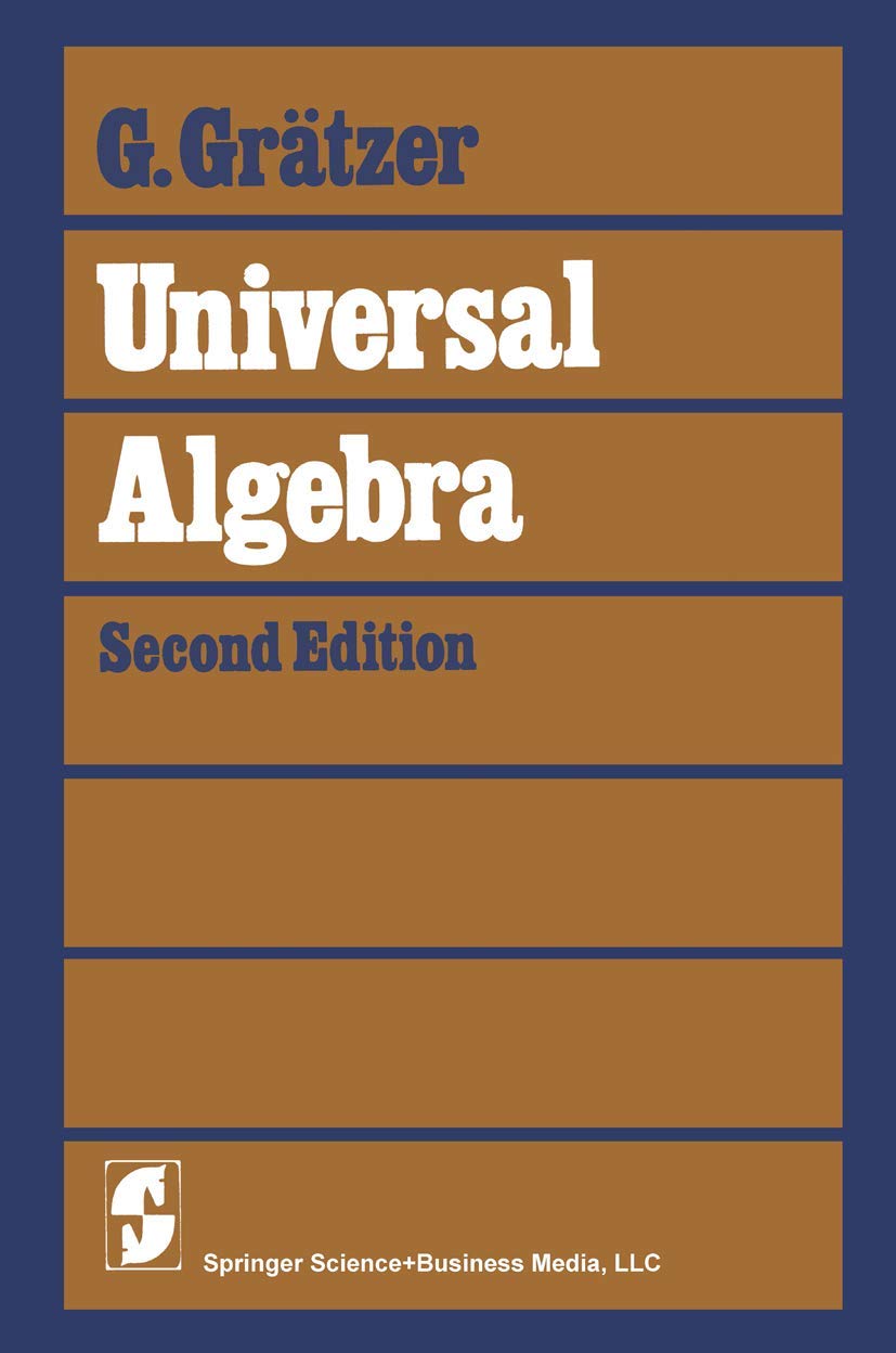 Universal Algebra,Used