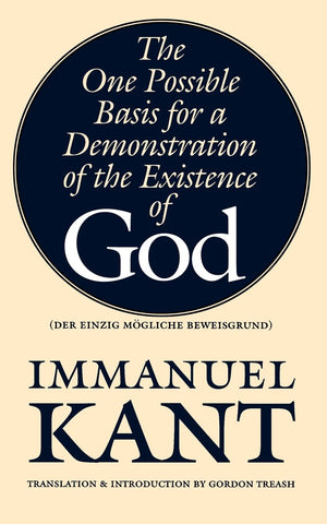 The One Possible Basis For A Demonstration Of The Existence Of God (Bison Book S),New