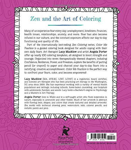 Color Me Fearless: Nearly 100 Coloring Templates to Boost Strength and Courage (Volume 8) (A Zen Coloring Book, 8),Used