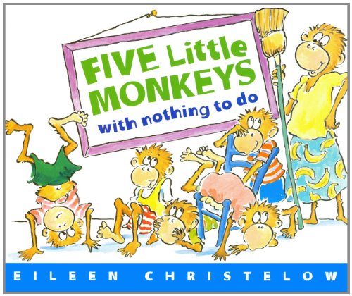 Five Little Monkeys With Nothing To Do (Turtleback School & Library Binding Edition),Used