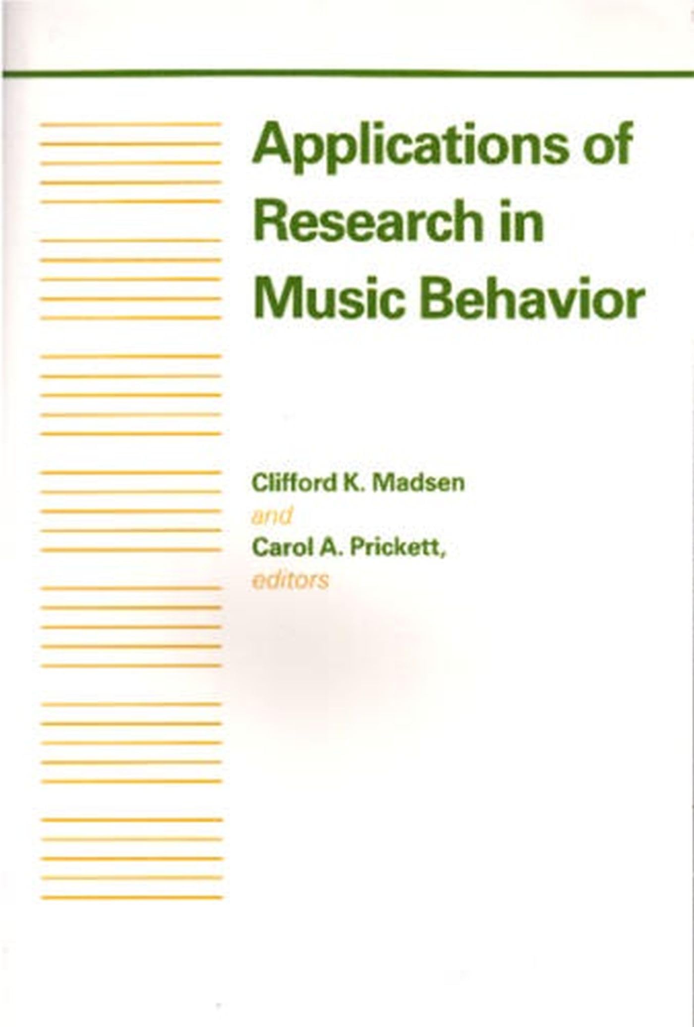 Applications Of Research In Music Behavior,Used