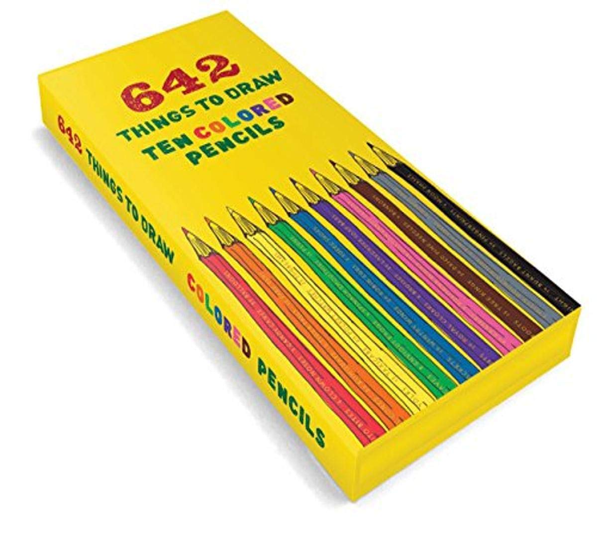 642 Things To Draw Colored Pencils (642 Series Drawing Prompt Pencils, Unique Gift For Creatives)