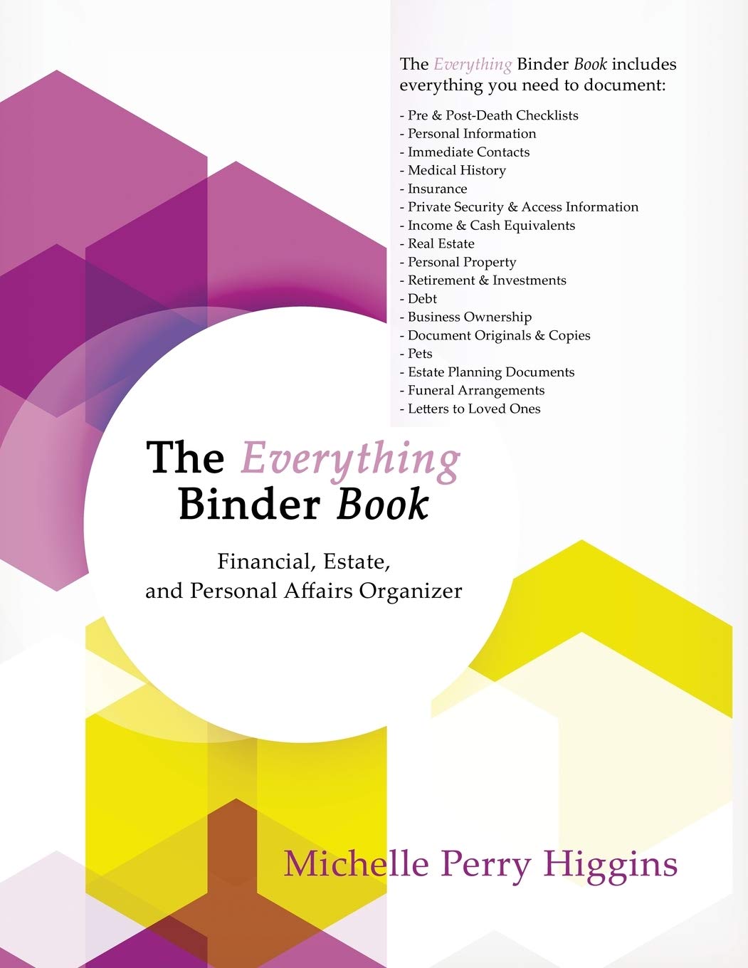 The Everything Binder Book: Financial, Estate, and Personal Affairs Organizer,Used