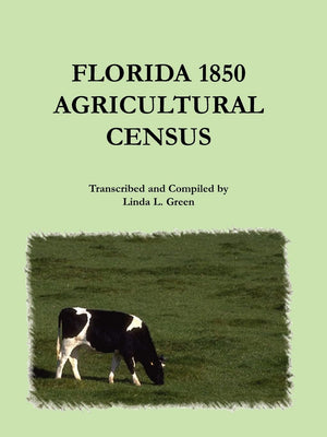 Florida 1850 Agricultural Census,Used