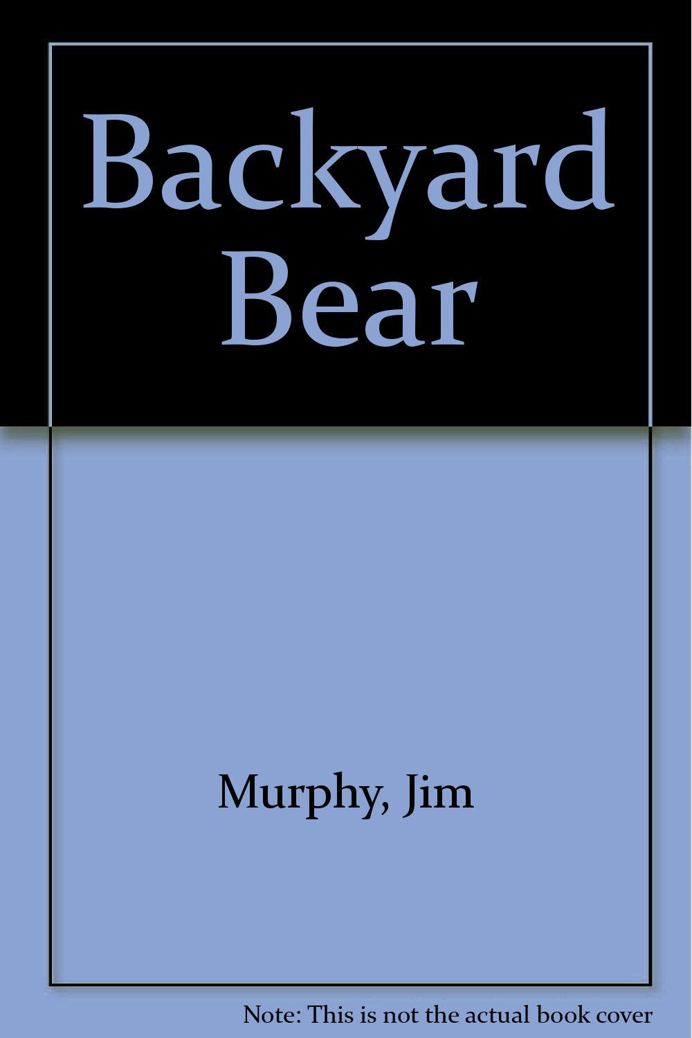 Backyard Bear