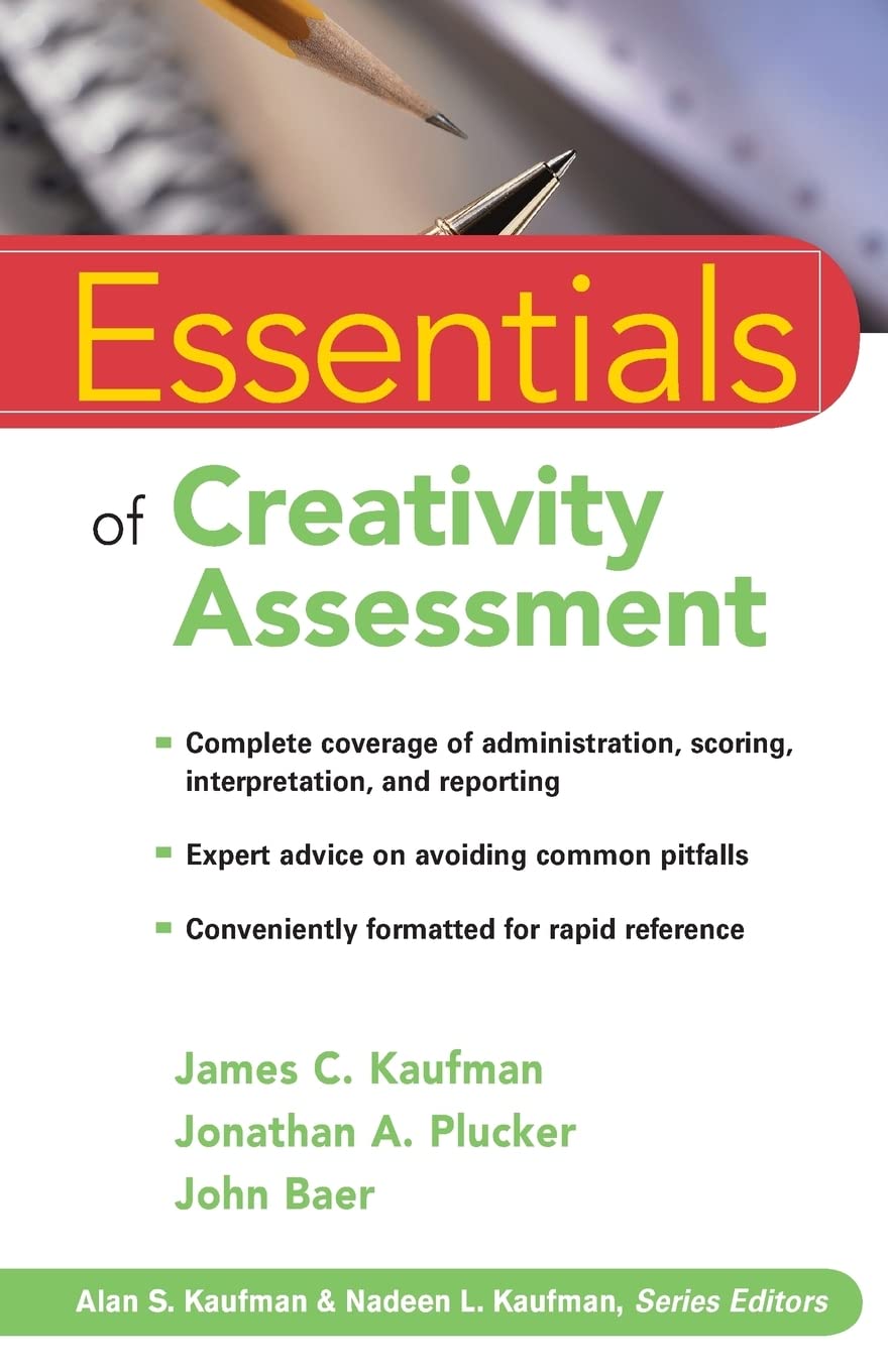 Essentials of Creativity Assessment,Used
