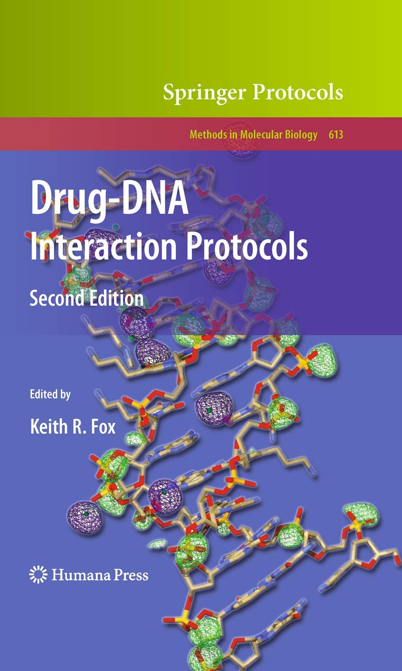 DrugDNA Interaction Protocols (Methods in Molecular Biology, 613),Used