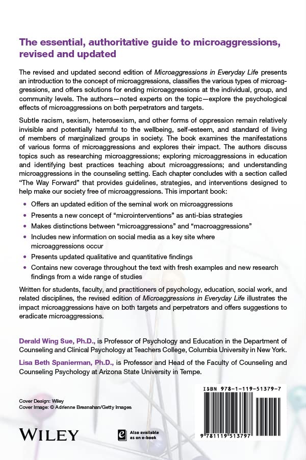 Microaggressions in Everyday Life,Used