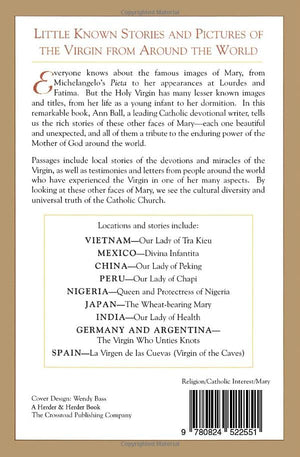The Other Faces of Mary: Stories, Devotions, and Pictures of the Holy Virgin from Around the World,Used